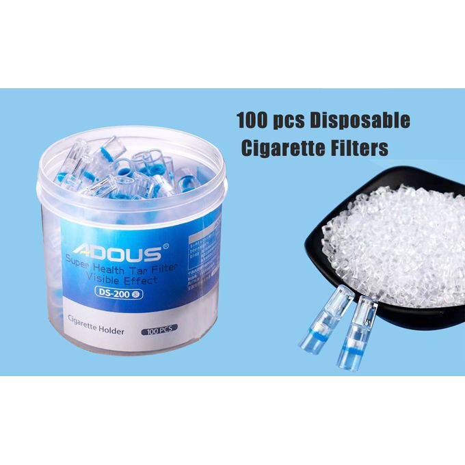 adous cigarette filter Generic 100pcs Cigarette Filters, Disposable Filter, For