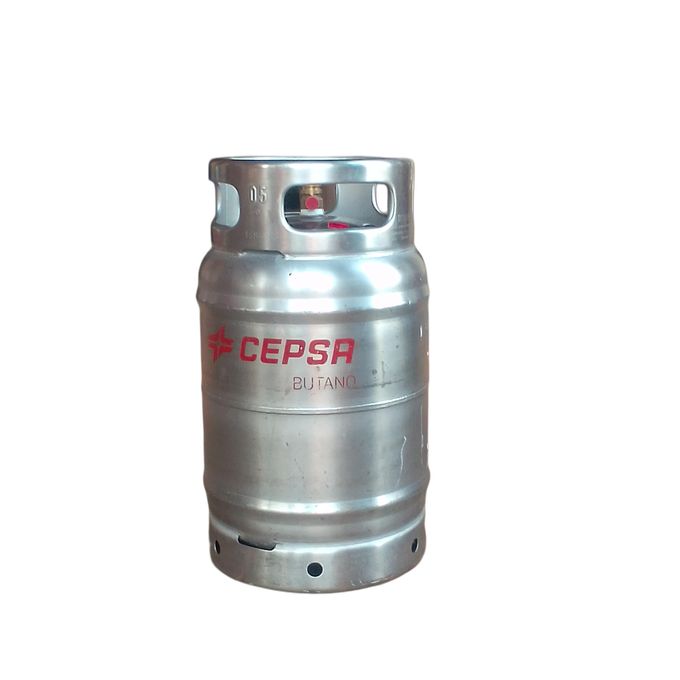 Cepsa 12.5 kg Stainless Light Weighted Gas Cylinder