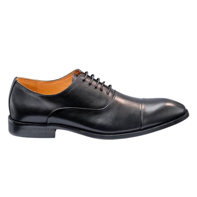Fashion Men Black Italian Calf Leather Manchester Oxford Shoe | Jumia ...