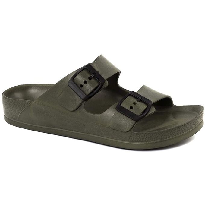Generic Ladies Comfort Slippers Double Buckle Adjustable Men's EVA Flat  Sandals | Jumia Nigeria