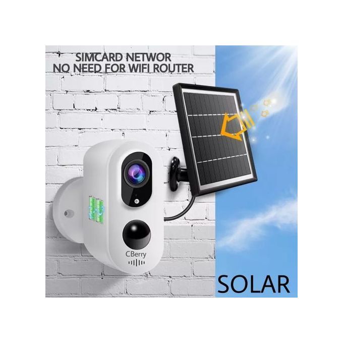 Generic Solar Powered 4G Simcard Indoor Camera 1080p