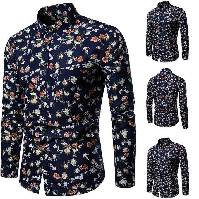 Fashion Flowery Designed Vintage Men Shirt | Jumia Nigeria