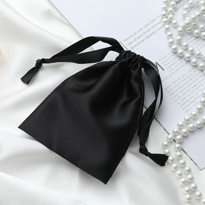 Satin Drawstring bags - Elegant Bomboniere