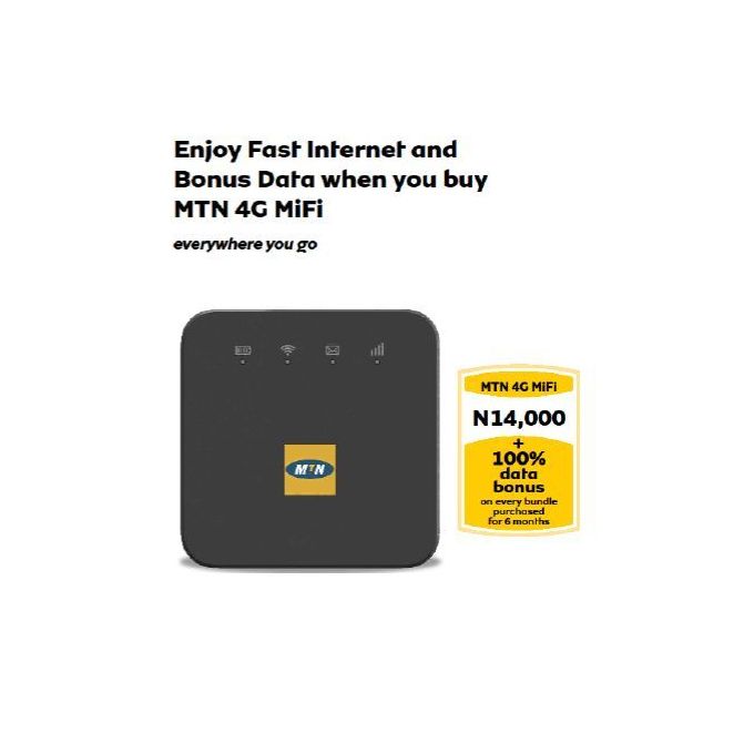 Mtn UNIVERSAL MTN 4G Wi-Fi: 4G LTE Pocket Size Mobile Internet Hotspot Router | Jumia Nigeria