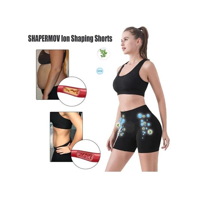 Ion Shaping Shorts for Women,Comfort Breathable Fabric Shapewear