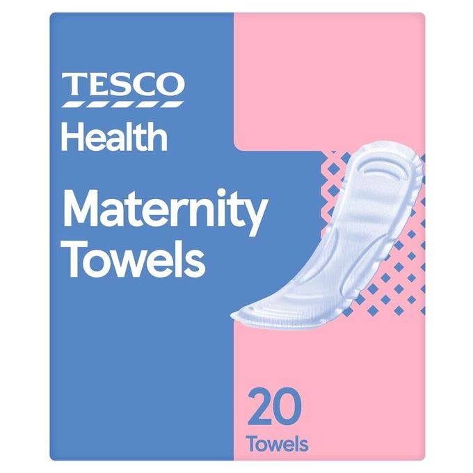 Tesco Maternity Towel 20 Pack