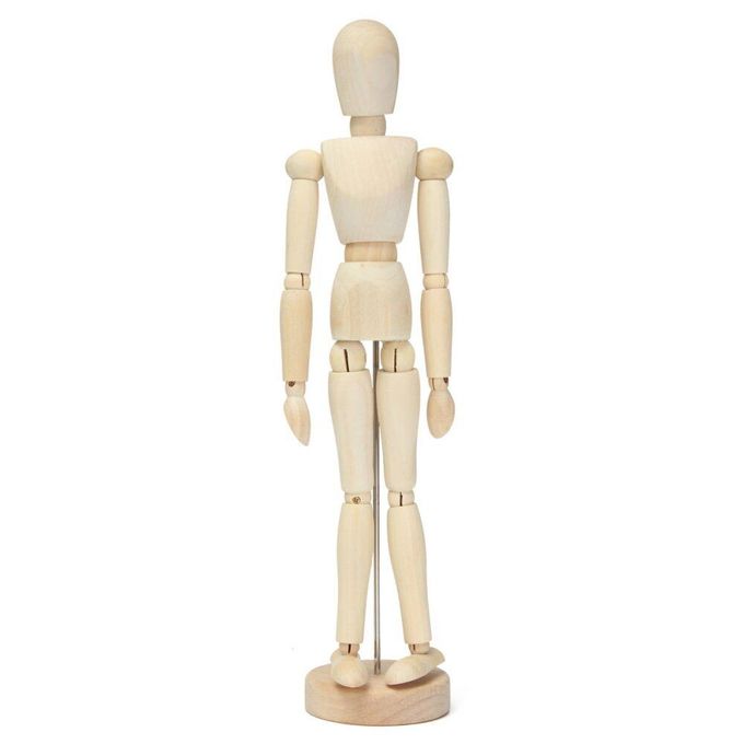 Generic Wooden Figure 12 Unisex Manikin Mannequin Human Artist Drawing  Sketching Model