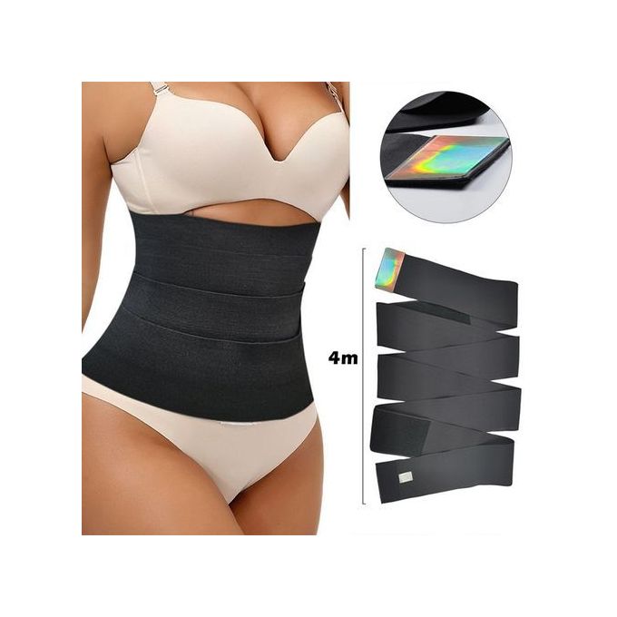 Generic Tummy Wrap Body Shaper Waist Trainer Shaperwear Belt Women Slimming  Tummy Belt Corset Top Stretch Bands Cincher