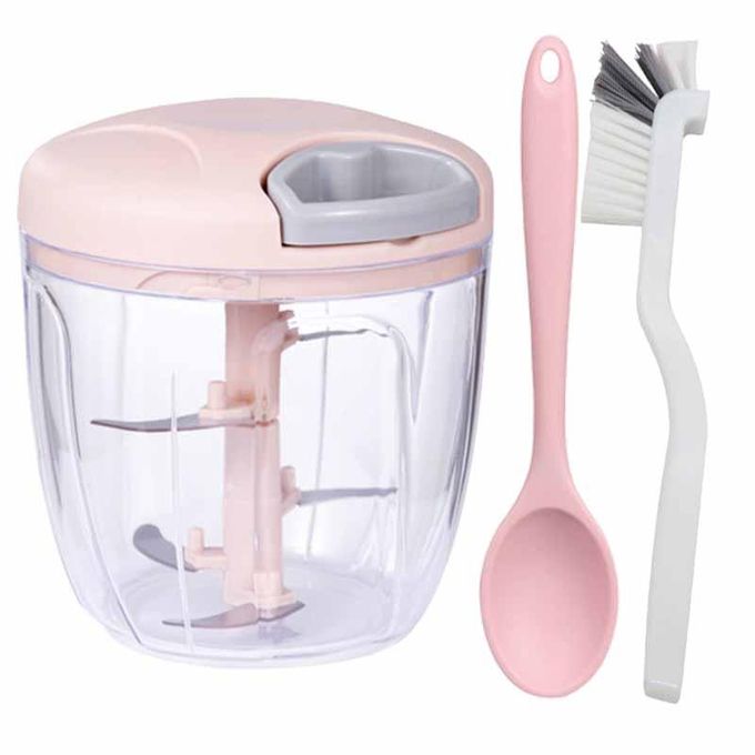 500/900ML Manual Meat Mincer Garlic Chopper Rotate Garlic Press Crusher  Vegetable Onion Cutter Kitchen Cooking Accessories