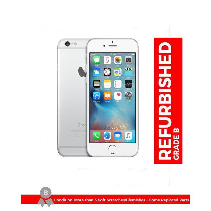 Renewed Iphone 6 4 7 Inch 1gb 16gb 8mp 1 2 Mp Silver Jumia Nigeria