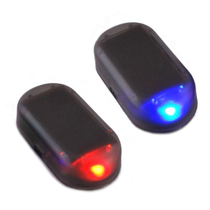 Car LED Alarm Light Imitation Fake Solar Power Security System