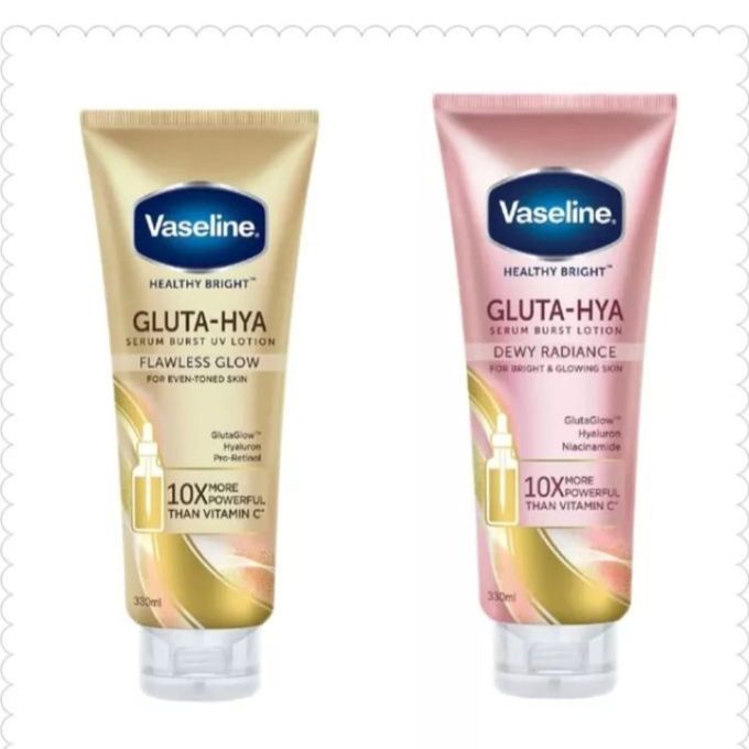 Vaseline Healthy Bright Gluta-Hya Serum Lotion, Worldwide Shipping