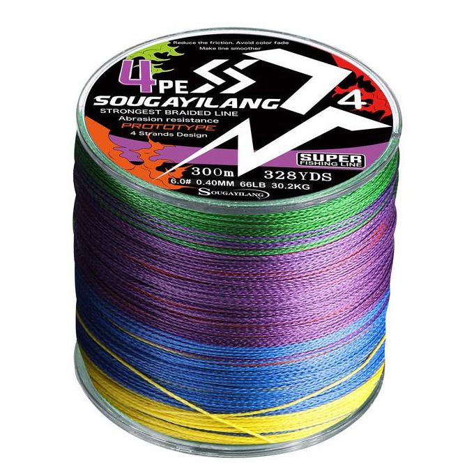 Sougayilang Braided Fishing Line 8 Strands Abrasion Resistant Line