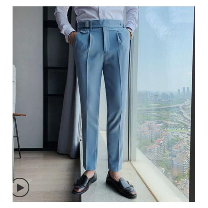 Mens Slim Fit Regular Office Wear Formal Trousers  Black Formal Pant for  Men  Party