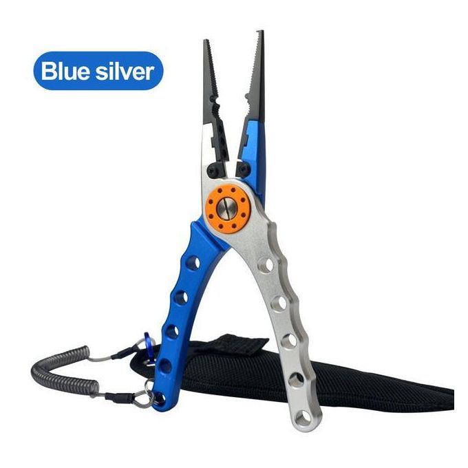 Cheap Fishing Pliers Fishing Tools Line Cutter Multifunctional Knot  Aluminum Alloy Scissors Hook Remover 150g 20CM Fishing Equipment