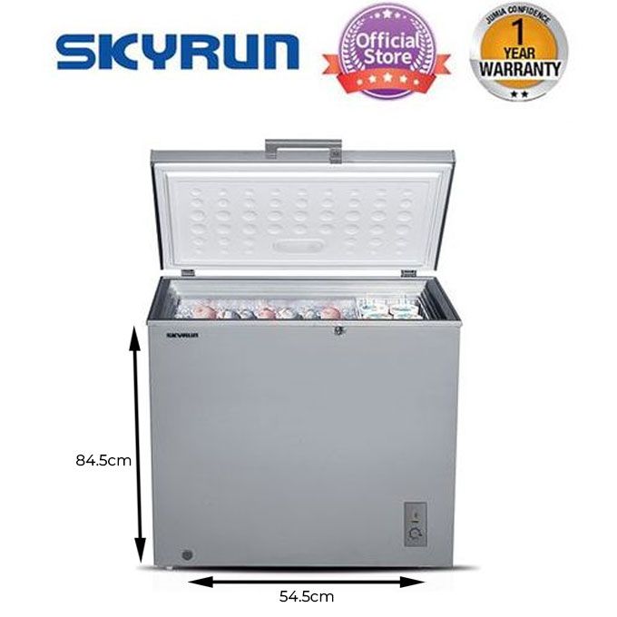 product_image_name-Skyrun-200-Litres Chest Freezer BD-200A Grey-1