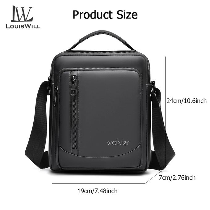 LouisWill Men Crossbody Bag Fashion Shoulder Bags Cross Body Bags