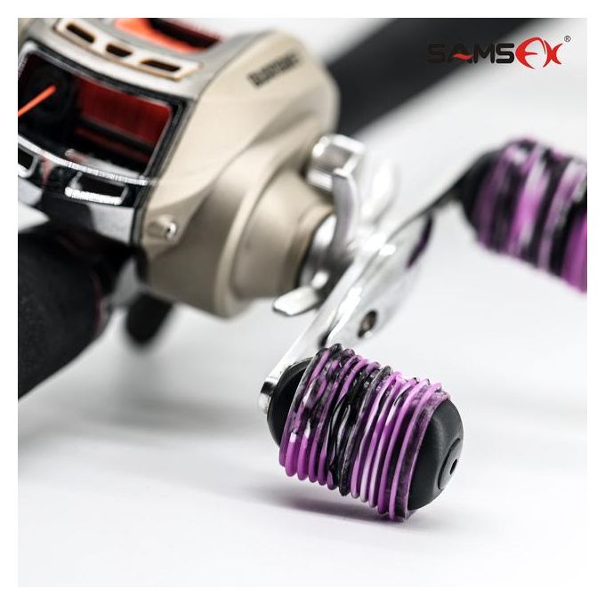 SAMSFX Fishing Reel Handle Grips Knob Covers Multicolor Optional