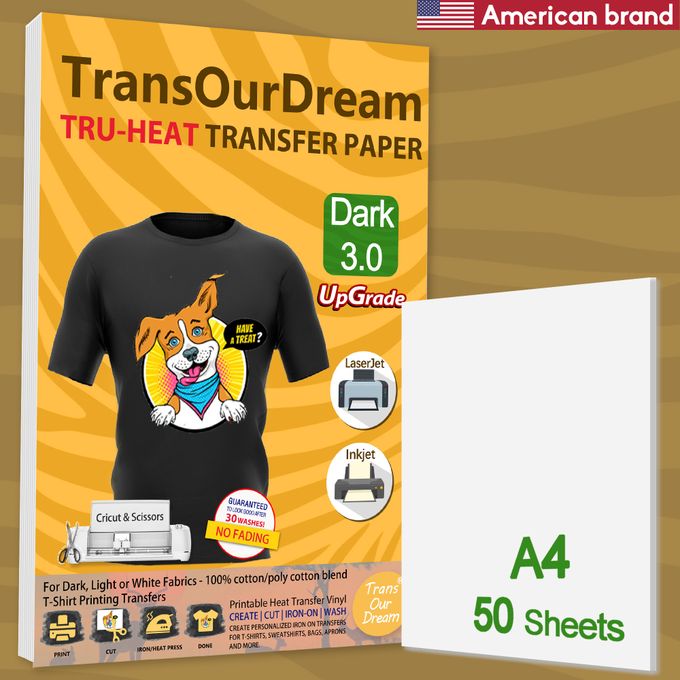 TransOurDream Tru-Heat Dark Transfer 