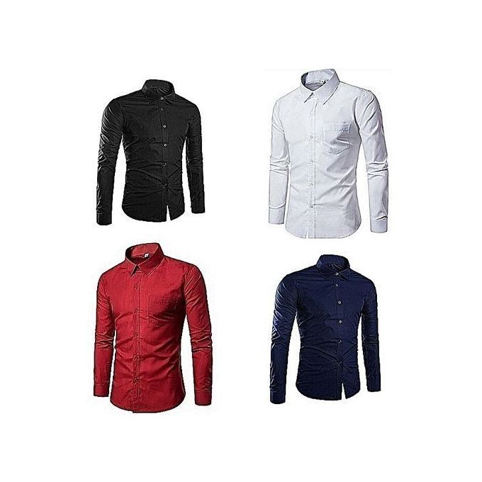 Fashion Four-In-One Fitted Men's Shirts | Jumia Nigeria