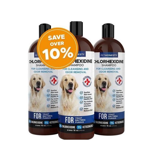 chlorhexidine for dog hot spots