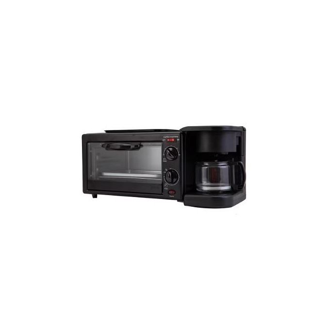 Toast 3-in-1 Electric Breakfast Maker Oven Coffee Maker Frying Pan