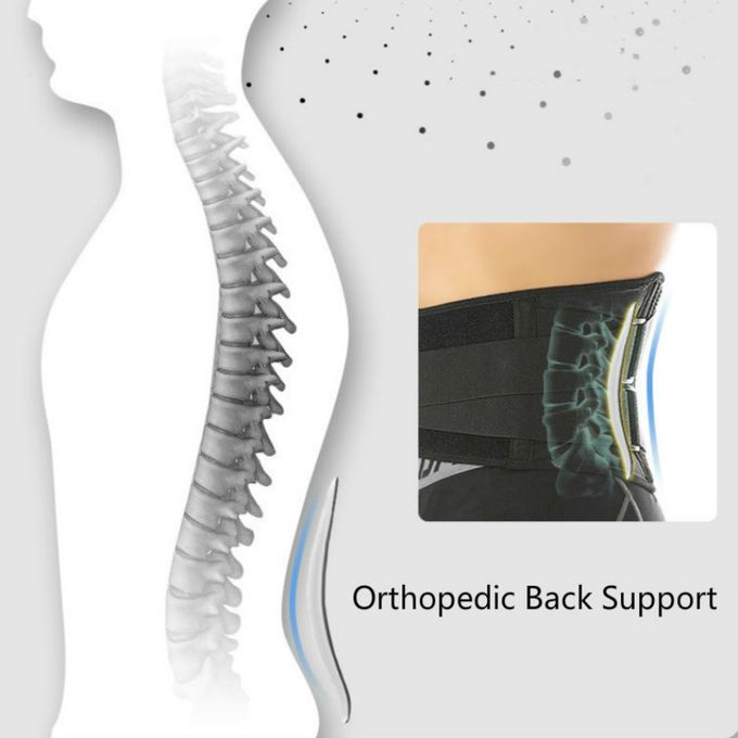 Generic Medical Back Brace Waist Trainer Belt Spine Support Men