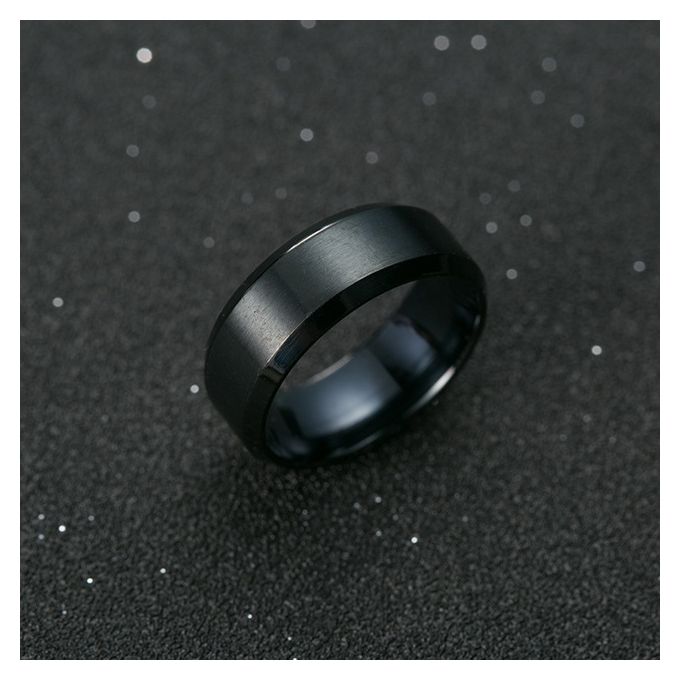 Fashion Titanium Black Fashion Wedding Band Ring Jumia Nigeria