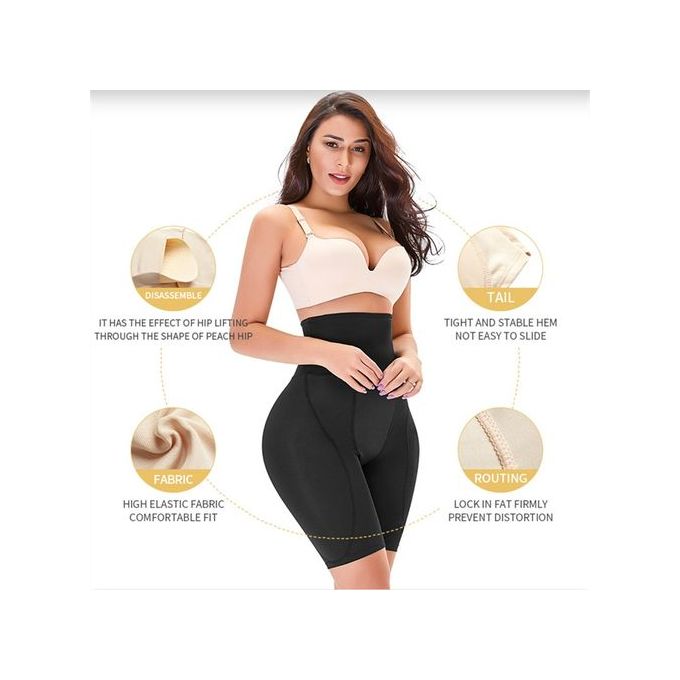 Fashion Women Hip Pads Waist Trainer Body Shapewear Tummy Shaper Lifter  Booties Enhancer Lifter Thigh Trimmer Pants