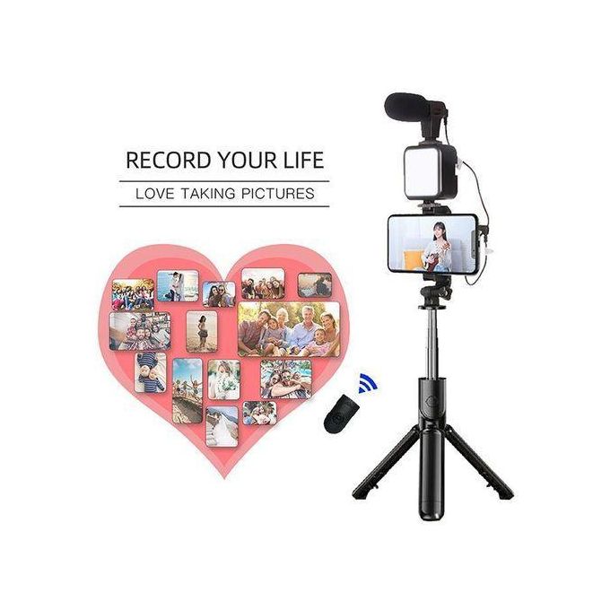 Wireless Foldable Selfie Stick, Tripod, Compact And Lightweight
