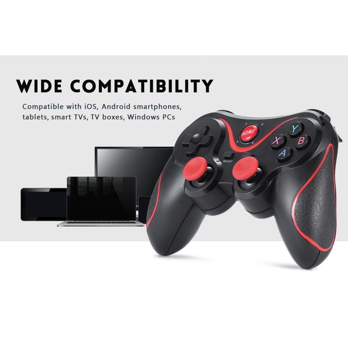 wireless bluetooth gamepad game controller for ios android smartphones tablet