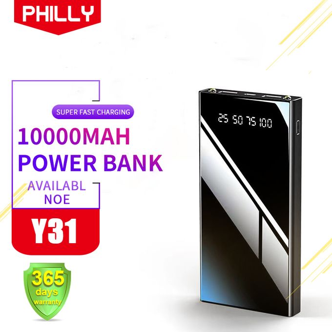 product_image_name-Philly-10000mAh Massive Mirror Power Bank-1