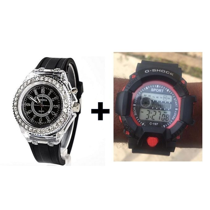 girls and boys watch