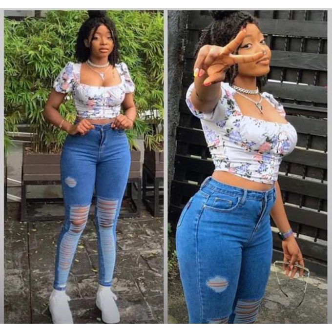 Latest Jeans Trouser for Ladies in Nigeria  Buy and Slay