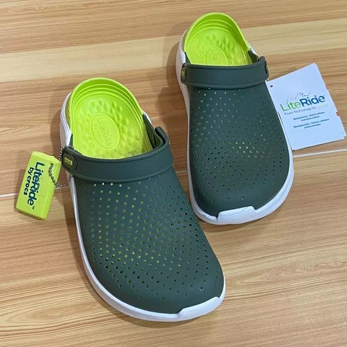 product_image_name-Crocs-LiteRide Shoes Men And Women Shoe Unisex Slippers Green Color-1