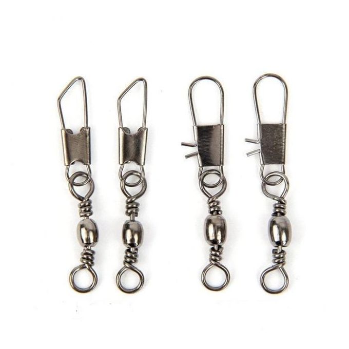 Generic 1/2pcs Pack Fishing Connector Fishing Swivel Snap Pin