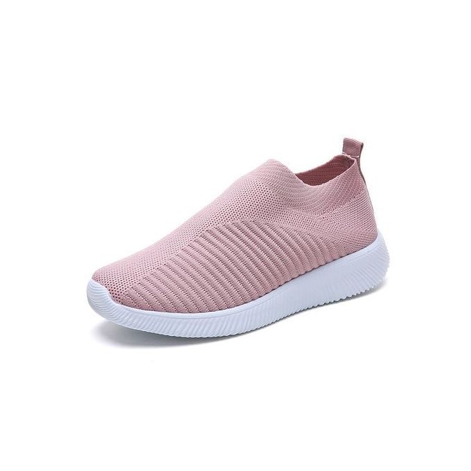 pink sneakers
