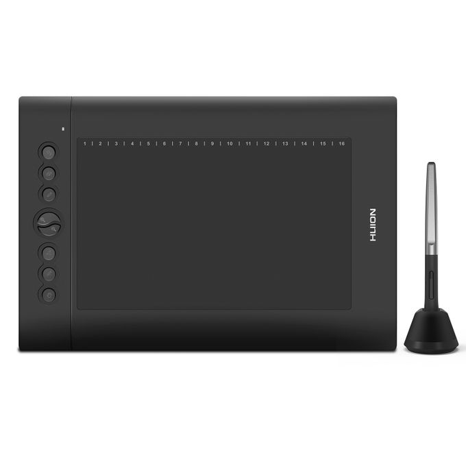 h610pro v2 graphics drawing tablet 8192 battery free pen