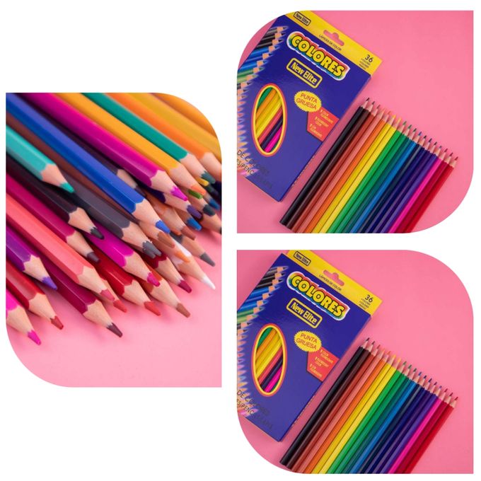Generic Colored Pencil Crayons Set-36pcs