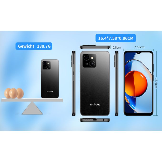 redbeat E3 256GB+12GB RAM ブラック Amazon.com: E3 Unlocked Android 14 phones Gaming Smartphone