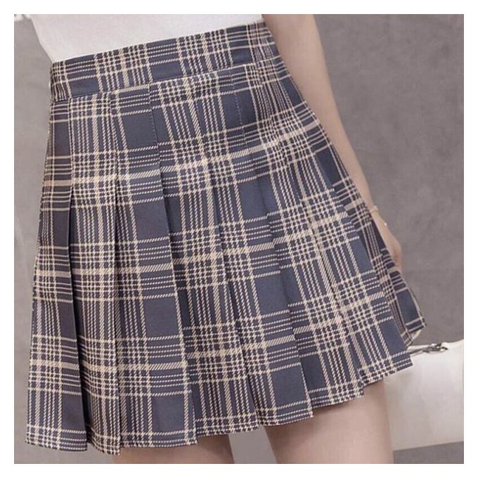 Fashion Japanese Women Jk Skirts High Waist Students School Uniform ...