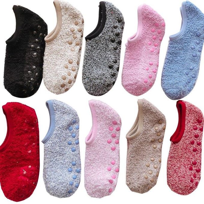 Floor Boat Socks for Women Men Winter Warm Cotton Plush Breathable