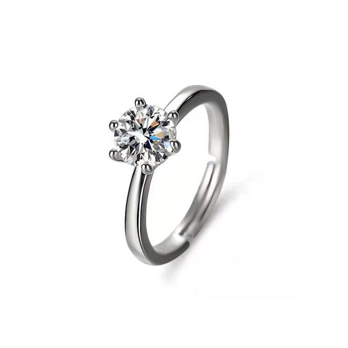 Fashion Luxury Adjustable Diamond Engagement Proposal Ring