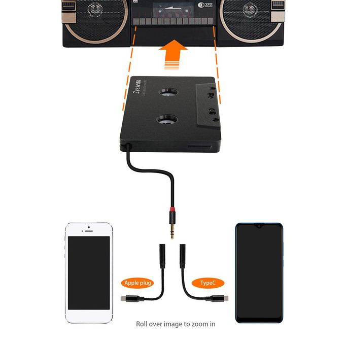  Arsvita Car Audio Bluetooth Cassette Receiver, Tape Player  Bluetooth 5.0 Cassette Aux Adapter : Electronics