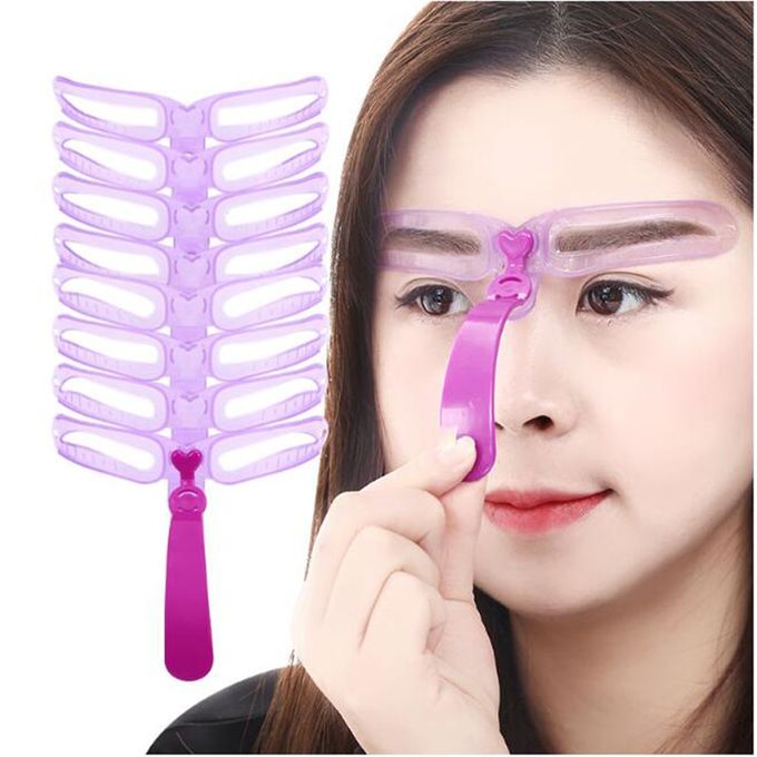 Eyebrow Stencil Eyebrow Shaper Kit 12 Styles Extremely Elaborate Reusable Eyebrow Template Stencils For A Range Of Face Shapes 3 Minutes Makeup Tools For Eyebrows Buy Products Online With Ubuy South Africa In