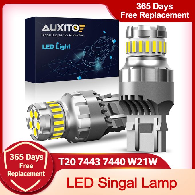 AUXITO Car LED Bulb 2Pcs 7443 7440 W21W Day Driving Reverse Light