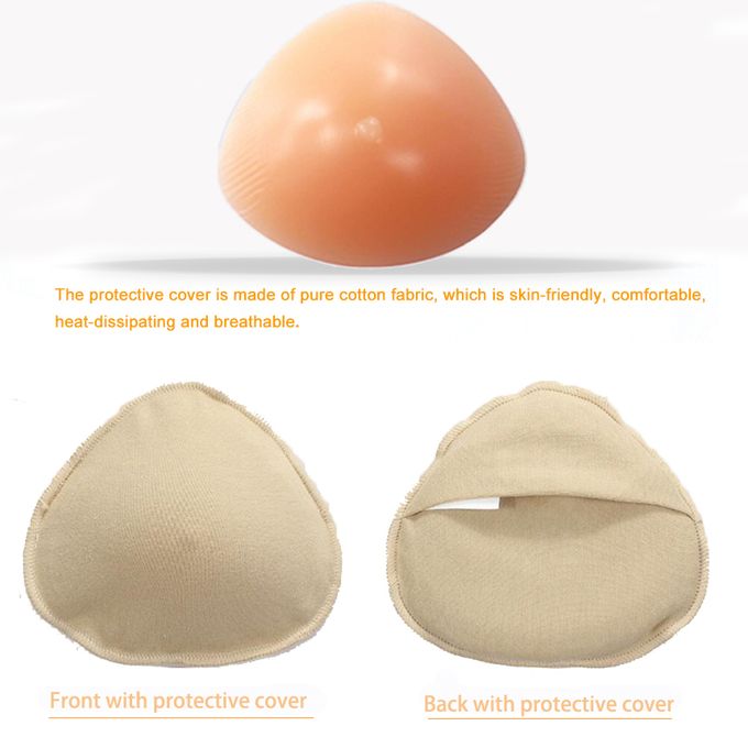 Generic Cotton Breasts Foams Prosthesis Bra Inserts L Normal Skin