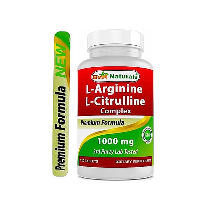 l arginine l citrulline complex 1000mg 120 caps