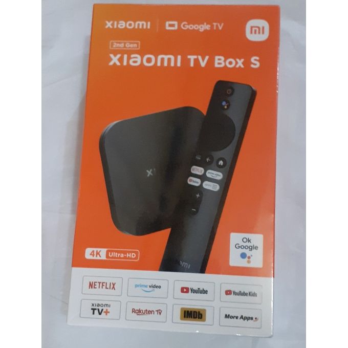 Xiaomi Mi Box S  4K HDR Android TV with Google Assistant Remote