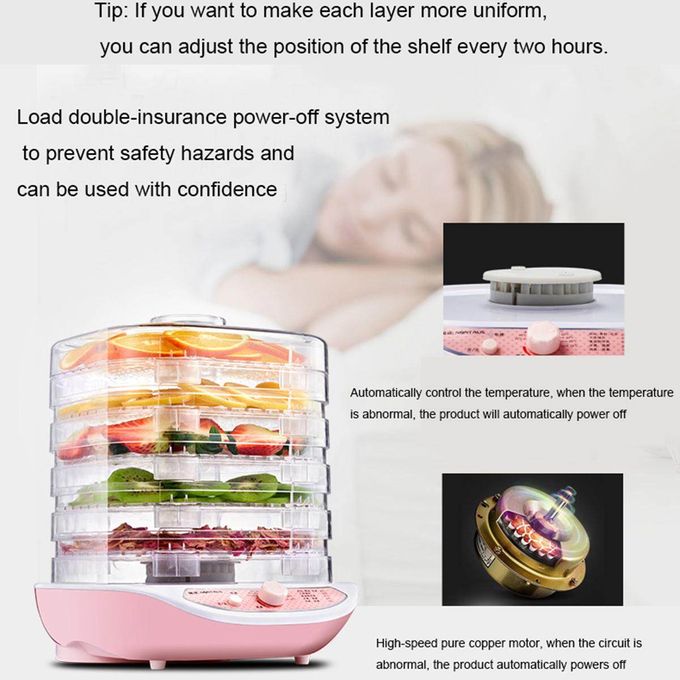 Us Plug Vegetable And Fruit Dryer Five Layer Drying Food - Temu